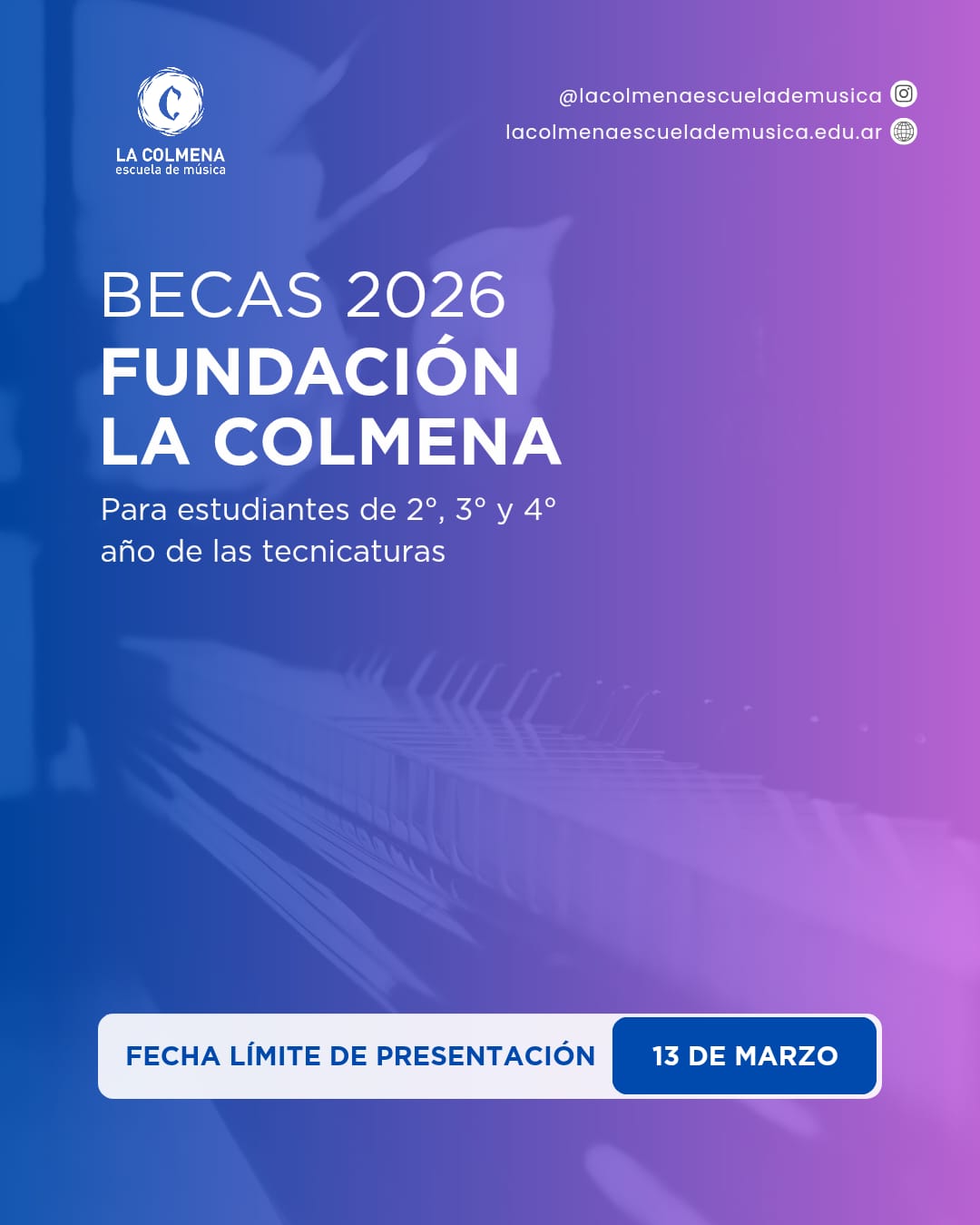 BECAS LA COLMENA 2026
